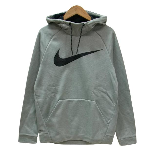 即買☆ナイキ GRY/Lサイズ サーマ LOGO スウェットパーカー 新品 裏起毛 送料無料 < ブランド 即買☆ナイキ GRY/Lサイズ サーマ LOGO スウェットパーカー 新品 裏起毛 送料無料 < ブランドの
