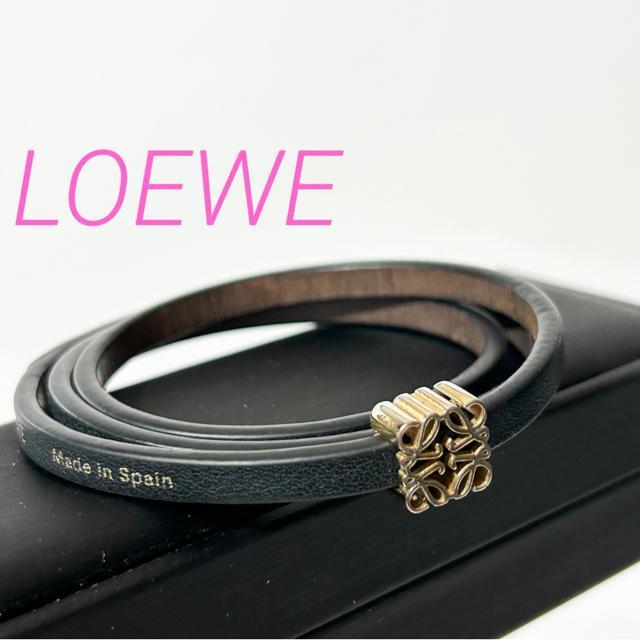 ���i LOEWE ���G�x �A�i�O���� ���U�[ 3�A �u���X���b�g �A�N�Z�T���[ ���f�B�[�X �u���b�N  �� �u�����h�� 