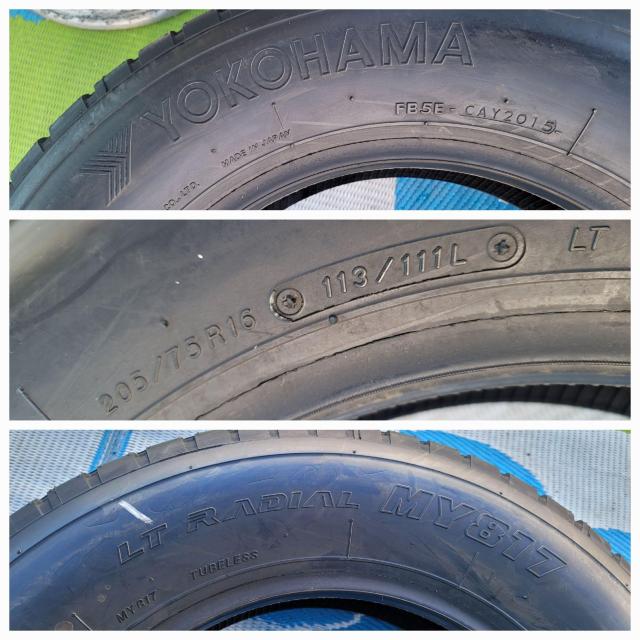 バリ溝!!未使用品 205/75R16 113/111L LT YOKOHAMA LT RADIAL MY817 夏タイヤ付き < 自動車/バイク バリ溝!!未使用品 205/75R16 113/111L LT YOKOHAMA LT RADIAL MY817 夏タイヤ付き < 自動車/バイク