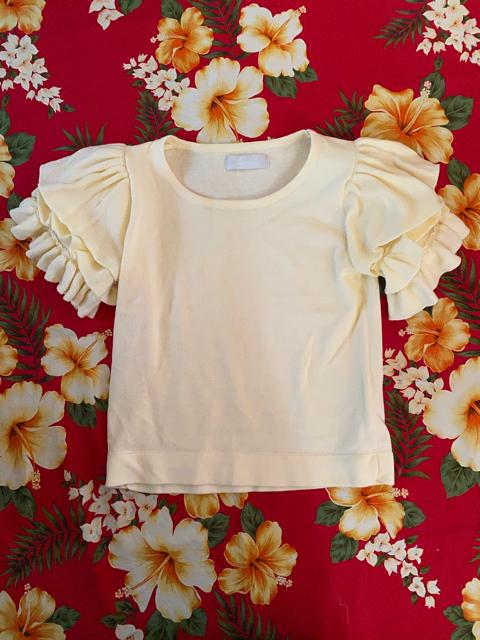 新品未使用☆dazzlin☆淡いイエロートップス☆ボリューミー袖 < ブランド  新品未使用☆dazzlin☆淡いイエロートップス☆ボリューミー袖  < ブランドの