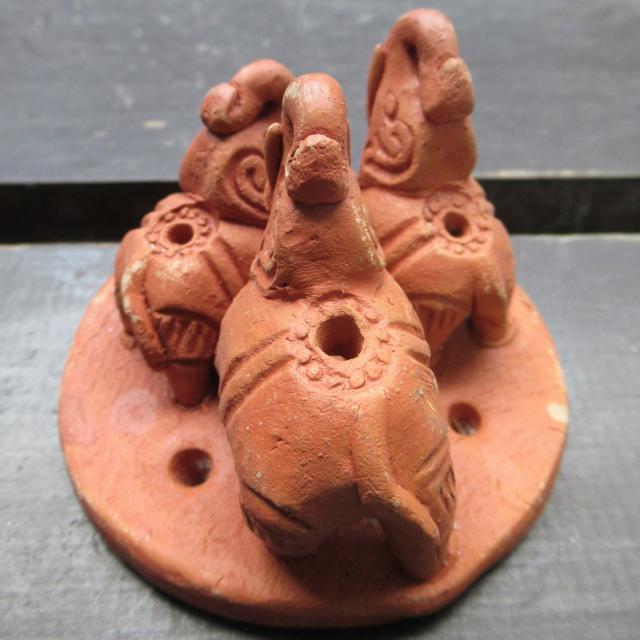 クレイ製 ぞうインセンススタンド*2 お香立て アジアン < インテリア/ライフ クレイ製 ぞうインセンススタンド*2 お香立て アジアン < インテリア/ライフの