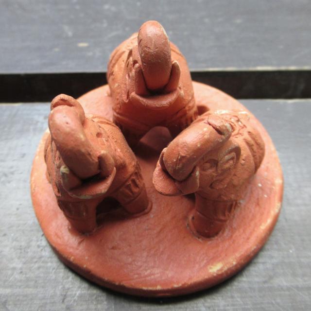 クレイ製 ぞうインセンススタンド*2 お香立て アジアン < インテリア/ライフ クレイ製 ぞうインセンススタンド*2 お香立て アジアン < インテリア/ライフの