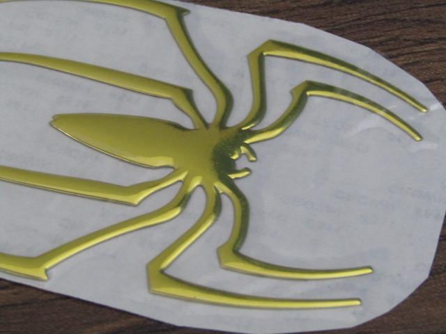● 送料無料!珍品 蜘蛛 クモ スパイダー大きい!GOLD ゴールドメッキ仕様 PP製 デカール エンブレム 新品未開封品● < 自動車/バイク ● 送料無料!珍品 蜘蛛 クモ スパイダー大きい!GOLD ゴールドメッキ仕様 PP製 デカール エンブレム 新品未開封品● < 自動車/バイク