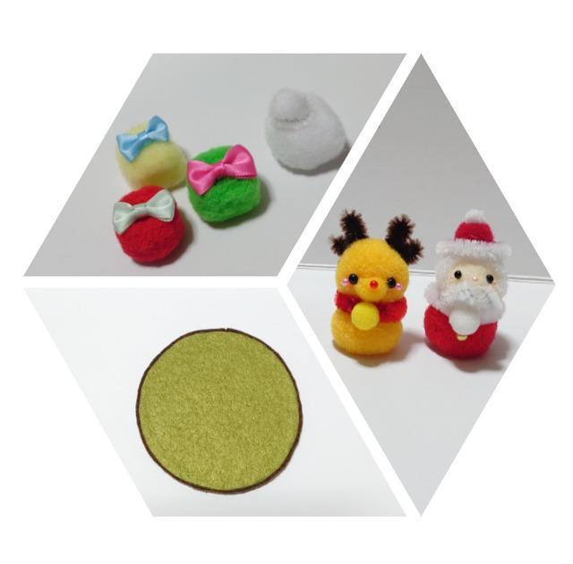 ハンドメイド♪ポンポンクリスマス★トナカイ&サンタクロース < ペット/手芸/園芸 ハンドメイド♪ポンポンクリスマス★トナカイ&サンタクロース < ペット/手芸/園芸の