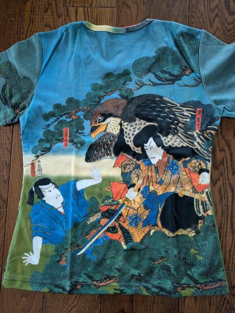 浮世絵Tシャツ 歌舞伎 児雷也  < 女性ファッション  浮世絵Tシャツ 歌舞伎 児雷也  < 女性ファッションの