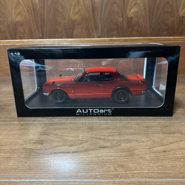 激レア未展示品 オートアート 1/18 スカイライン 2000 GT-R   赤 < ホビー  激レア未展示品 オートアート 1/18 スカイライン 2000 GT-R   赤 < ホビーの