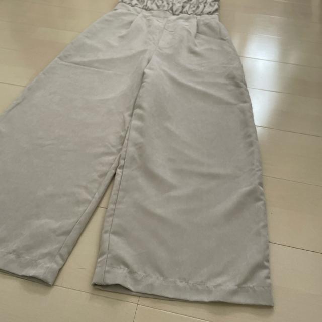 新品 ベージュ Lサイズ サロペット オールインワン < 女性ファッション  新品 ベージュ Lサイズ サロペット オールインワン < 女性ファッションの