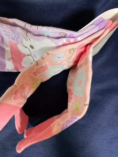 ♯新品♯ハローキティ 足袋ソックス 2足セット 22→24 靴下  サンリオくじ < 女性ファッション  ♯新品♯ハローキティ 足袋ソックス 2足セット 22→24 靴下  サンリオくじ < 女性ファッションの