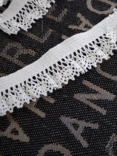 (MR5822) 約3.8m・オフホワイトのギャザートーションレース < ペット/手芸/園芸 (MR5822) 約3.8m・オフホワイトのギャザートーションレース < ペット/手芸/園芸の