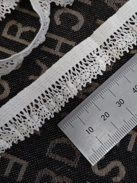 (MR5822) 約3.8m・オフホワイトのギャザートーションレース < ペット/手芸/園芸 (MR5822) 約3.8m・オフホワイトのギャザートーションレース < ペット/手芸/園芸の