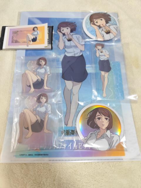 呪術廻戦 セガラッキーくじ 家入硝子 クリアファイル 缶バッジ アクリルスタンド < アニメ/コミック/キャラクター  呪術廻戦 セガラッキーくじ 家入硝子 クリアファイル 缶バッジ アクリルスタンド  < アニメ/コミック/キャラクターの