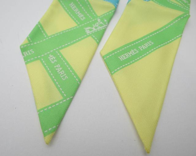 HERMES エルメス ツイリー ボルデュック リボン スカーフ シルク100%<USED>【送料無料】 < ブランド HERMES エルメス ツイリー ボルデュック リボン スカーフ シルク100%<USED>【送料無料】 < ブランドの