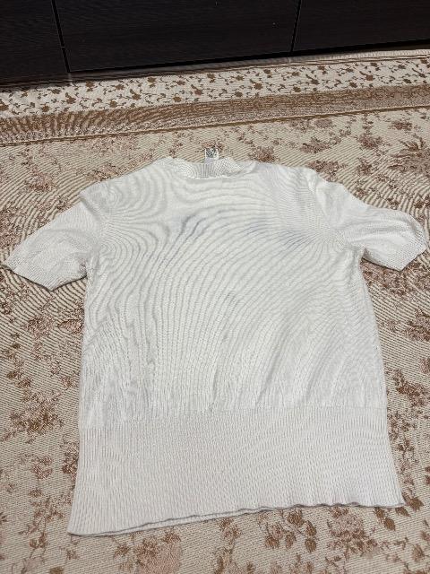 patou パトゥ ジャガード半袖ロゴニット Lサイズ < 女性ファッション  patou パトゥ ジャガード半袖ロゴニット Lサイズ < 女性ファッションの