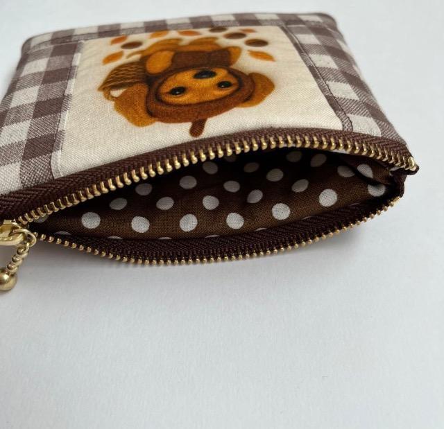 ハンドメイド ダックス ミニポーチ < 女性ファッション  ハンドメイド ダックス ミニポーチ < 女性ファッションの