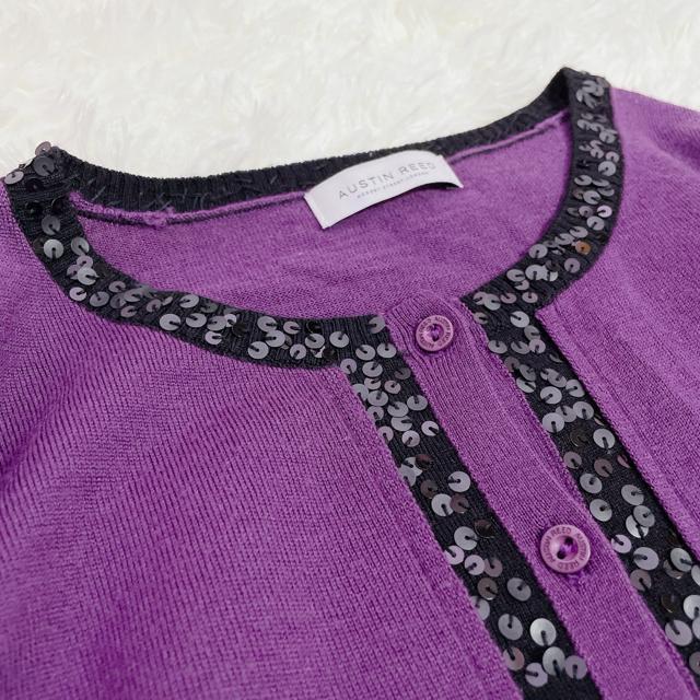 美品 オースチンリード スパンコール付アンサンブルニット カーディガン カシミヤ  4210 < 女性ファッション  美品 オースチンリード スパンコール付アンサンブルニット カーディガン カシミヤ  4210 < 女性ファッションの