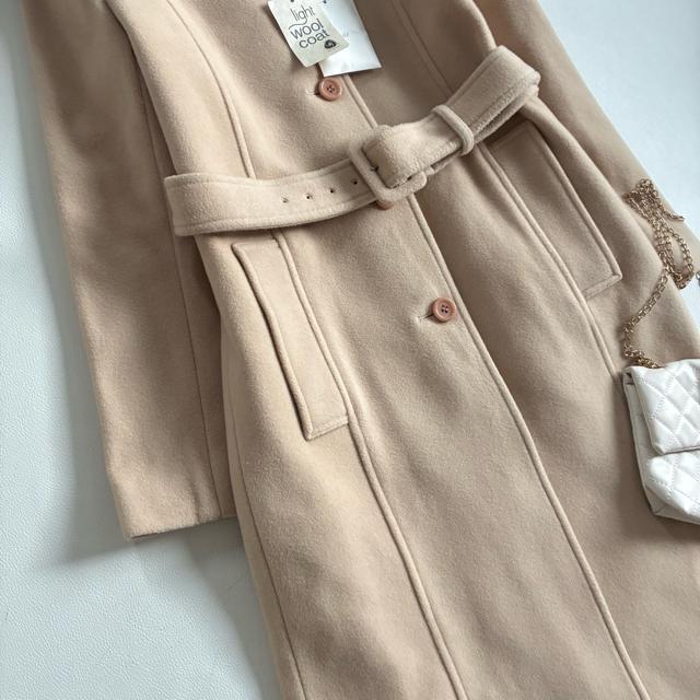 ◆新品◆エフデ◆カシミヤ混上質ロングコート◆ベージュ◆ステンカラー◆M◆ < ブランド ◆新品◆エフデ◆カシミヤ混上質ロングコート◆ベージュ◆ステンカラー◆M◆ < ブランドの