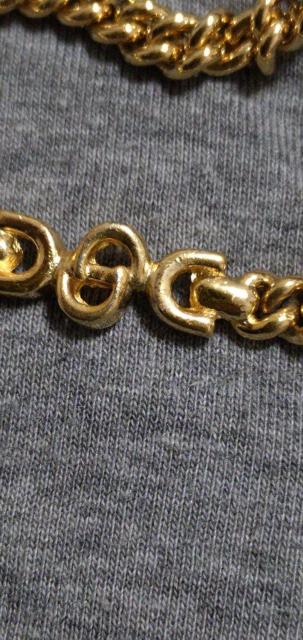 【真正品】『美品』クリスチャンディオール ゴールドブレスレットCDロゴ < ブランド 【真正品】『美品』クリスチャンディオール ゴールドブレスレットCDロゴ < ブランドの