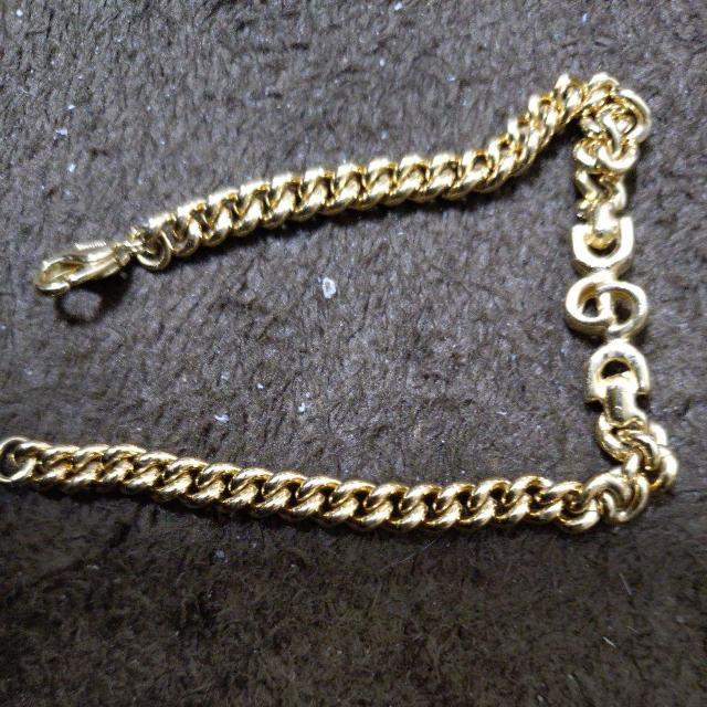 【真正品】『美品』クリスチャンディオール ゴールドブレスレットCDロゴ < ブランド 【真正品】『美品』クリスチャンディオール ゴールドブレスレットCDロゴ < ブランドの