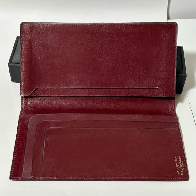 BALENCIAGA バレンシアガ スエード 二つ折り 長財布 ウォレット 札入れ レディース ボルドー < ブランド BALENCIAGA バレンシアガ スエード 二つ折り 長財布 ウォレット 札入れ レディース ボルドー < ブランドの