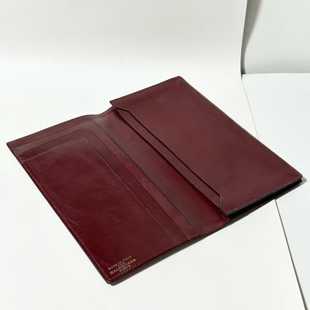BALENCIAGA バレンシアガ スエード 二つ折り 長財布 ウォレット 札入れ レディース ボルドー < ブランド BALENCIAGA バレンシアガ スエード 二つ折り 長財布 ウォレット 札入れ レディース ボルドー < ブランドの