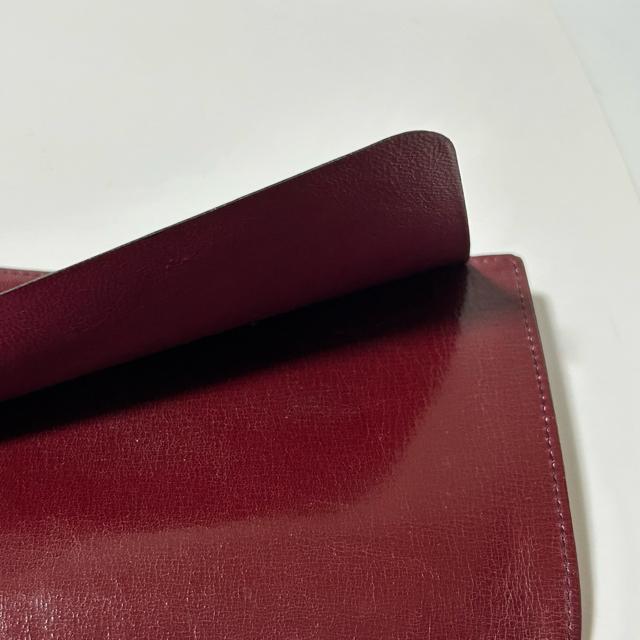 BALENCIAGA バレンシアガ スエード 二つ折り 長財布 ウォレット 札入れ レディース ボルドー < ブランド BALENCIAGA バレンシアガ スエード 二つ折り 長財布 ウォレット 札入れ レディース ボルドー < ブランドの