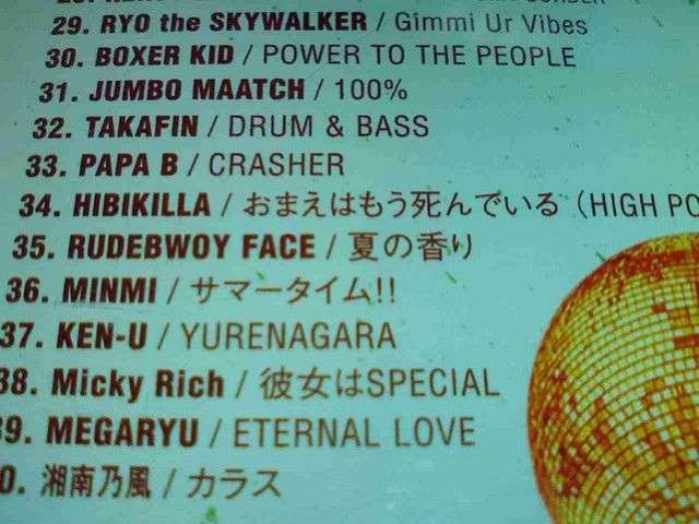 《regga》KENTY GROSS 湘南乃風 GOKI レゲエ MUNEHIRO SOLDER < タレントグッズ  《regga》KENTY GROSS 湘南乃風 GOKI レゲエ MUNEHIRO SOLDER < タレントグッズの