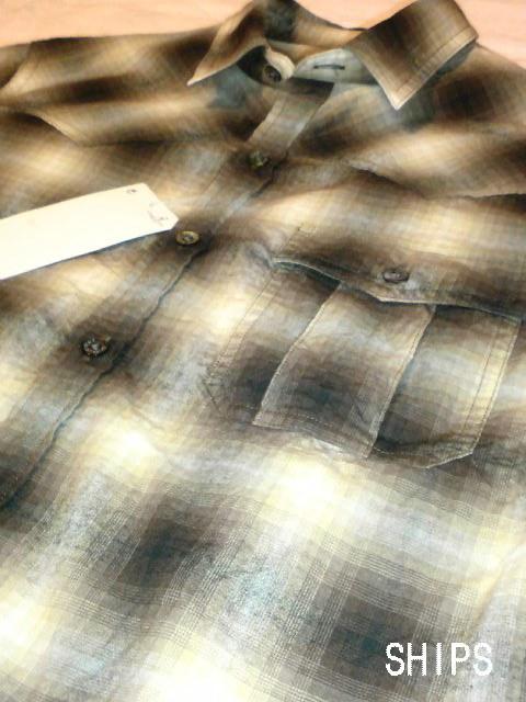 □SHIPS/シップス チェック柄 シワ加工 アメカジ シャツ☆新品 < ブランド □SHIPS/シップス チェック柄 シワ加工 アメカジ シャツ☆新品 < ブランドの