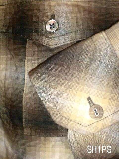 □SHIPS/シップス チェック柄 シワ加工 アメカジ シャツ☆新品 < ブランド □SHIPS/シップス チェック柄 シワ加工 アメカジ シャツ☆新品 < ブランドの