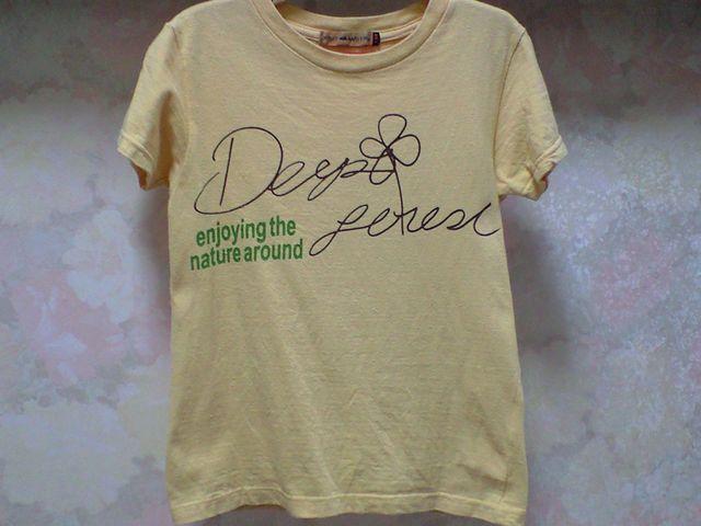 KRIFF MAYER☆プリントcuteな半袖Tシャツ/淡いマスタード色:120〜135 < キッズ/ベビー  KRIFF MAYER☆プリントcuteな半袖Tシャツ/淡いマスタード色:120〜135  < キッズ/ベビーの