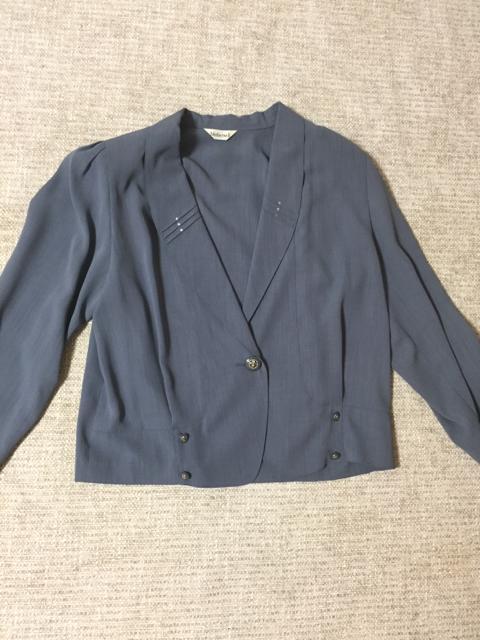 435.新品☆薄手ジャケット☆グレー☆サイズ13号 < 女性ファッション  435.新品☆薄手ジャケット☆グレー☆サイズ13号  < 女性ファッションの
