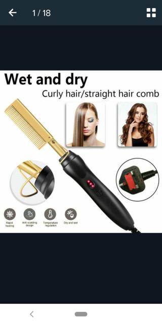 海外製 ヘアストレイテナーブラシコーム(UK) < 家電/AV  海外製 ヘアストレイテナーブラシコーム(UK)  < 家電/AVの