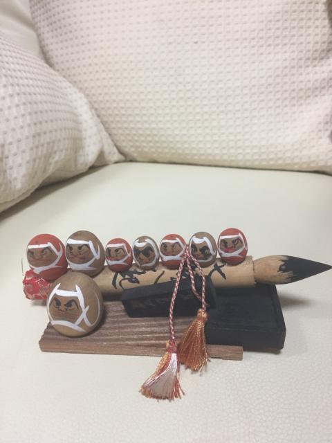 1109.木製置物☆横並びだるま < インテリア/ライフ  1109.木製置物☆横並びだるま  < インテリア/ライフの