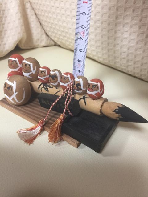 1109.木製置物☆横並びだるま < インテリア/ライフ  1109.木製置物☆横並びだるま < インテリア/ライフの