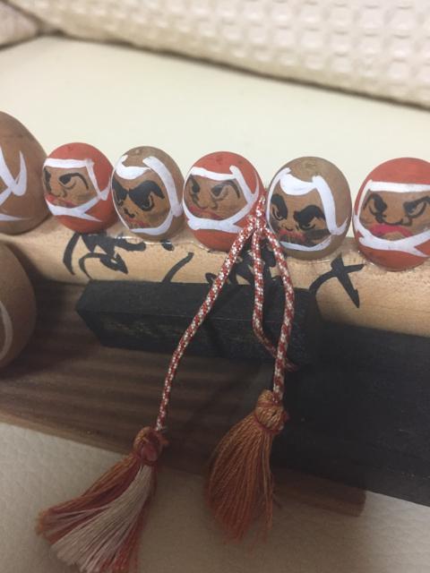 1109.木製置物☆横並びだるま < インテリア/ライフ  1109.木製置物☆横並びだるま < インテリア/ライフの