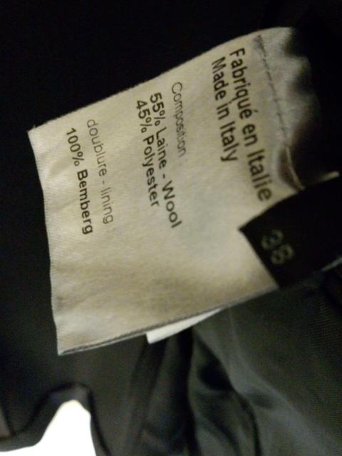 国内正規 新古 絶版 ディオールオム 肘丈テーラードジャケット黒 38 最小 男女兼用サイズ セットアップスーツ○メンズ エディ期 < ブランド  国内正規 新古 絶版 ディオールオム 肘丈テーラードジャケット黒 38 最小 男女兼用サイズ セットアップスーツ○メンズ エディ期 < ブランドの