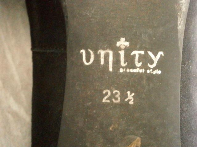 ◆UNITY 靴 ユニティ パンプス 中古品 レディース 23 1/2 < 女性ファッション  ◆UNITY 靴 ユニティ パンプス 中古品 レディース 23 1/2 < 女性ファッションの