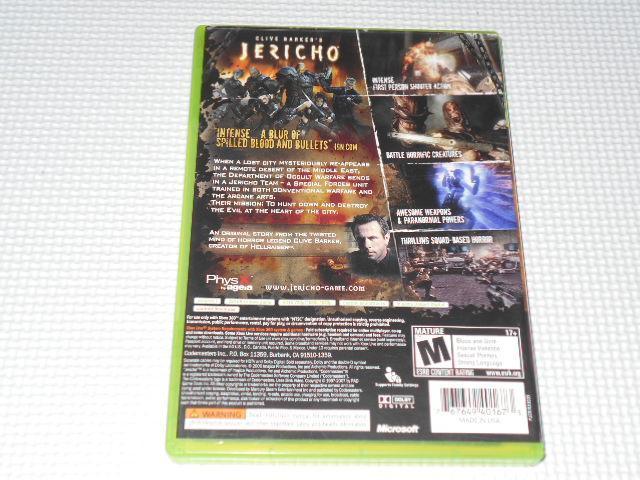 xbox360★CLIVE BARKER'S JERICHO 海外版 北米版 < ゲーム本体/ソフト  xbox360★CLIVE BARKER'S JERICHO 海外版 北米版 < ゲーム本体/ソフトの