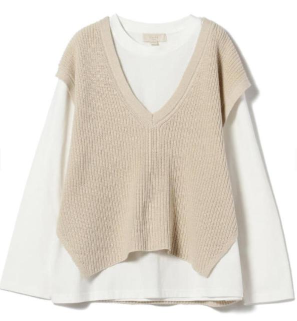 レディース ニットベスト & ロングスリーブTシャツ < 女性ファッション  レディース ニットベスト & ロングスリーブTシャツ  < 女性ファッションの
