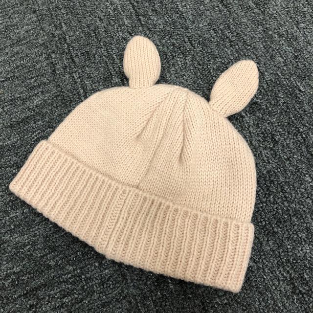 即決 petit main ニット帽 ビーニー 帽子 < キッズ/ベビー  即決 petit main ニット帽 ビーニー 帽子 < キッズ/ベビーの