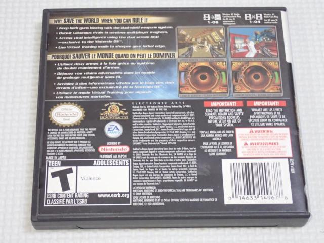 DS★GOLDENEYE ROGUE AGENT 海外版 北米版 < ゲーム本体/ソフト  DS★GOLDENEYE ROGUE AGENT 海外版 北米版 < ゲーム本体/ソフトの