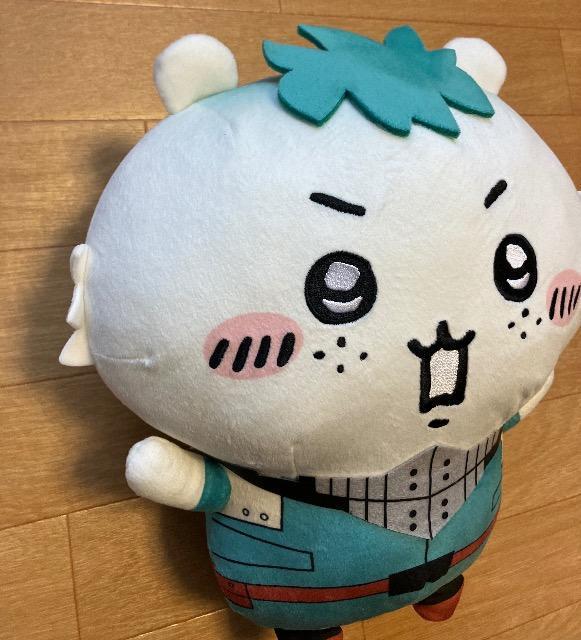 ヒロアカ×ちいかわコラボ☆ちいかわデクぬいぐるみタグ付き < アニメ/コミック/キャラクター  ヒロアカ×ちいかわコラボ☆ちいかわデクぬいぐるみタグ付き < アニメ/コミック/キャラクターの