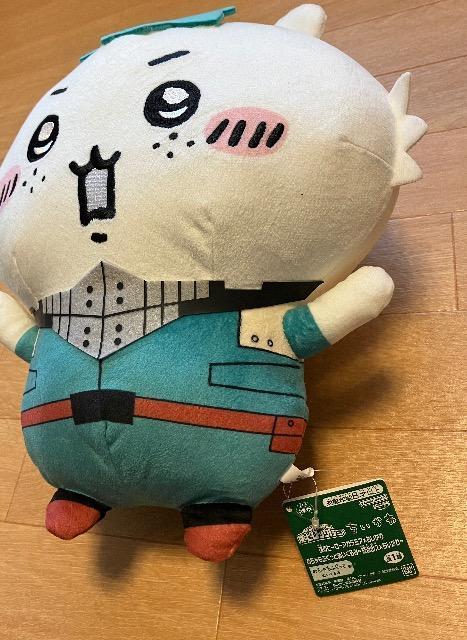 ヒロアカ×ちいかわコラボ☆ちいかわデクぬいぐるみタグ付き < アニメ/コミック/キャラクター  ヒロアカ×ちいかわコラボ☆ちいかわデクぬいぐるみタグ付き < アニメ/コミック/キャラクターの