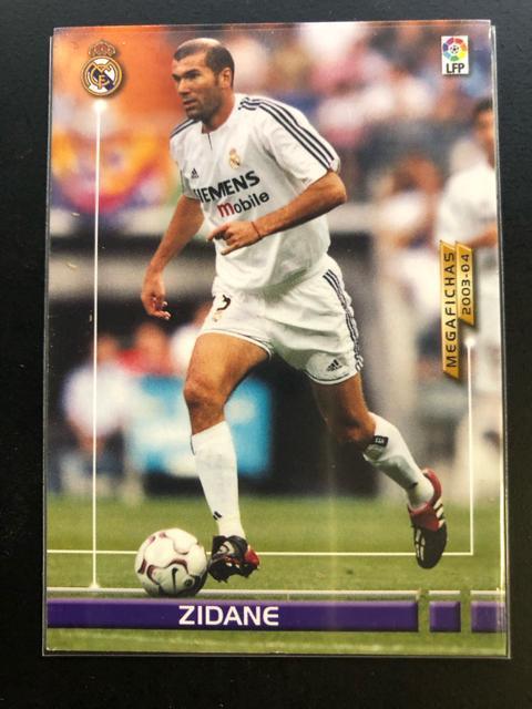 2003・04MEGAFICHAS PANINI/NO-124・レアル・マドリッド・ジネディ−ヌ・ジダン < トレーディングカード 2003・04MEGAFICHAS PANINI/NO-124・レアル・マドリッド・ジネディ−ヌ・ジダン < トレーディングカードの