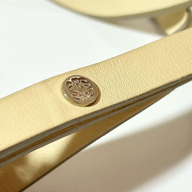 LOEWE ���G�x ���S�^���� ���U�[ �{�v �V�����_�[�o�b�O �z���C�g �N���[�� �V���o�[���� ���|�� ���΂� �� �u�����h�� 