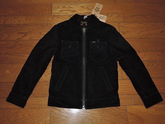 新品COOTIEクーティースエードレザージャケット黒M中綿入り < ブランド 新品COOTIEクーティースエードレザージャケット黒M中綿入り < ブランドの