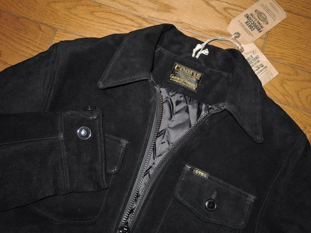 新品COOTIEクーティースエードレザージャケット黒M中綿入り < ブランド 新品COOTIEクーティースエードレザージャケット黒M中綿入り < ブランドの