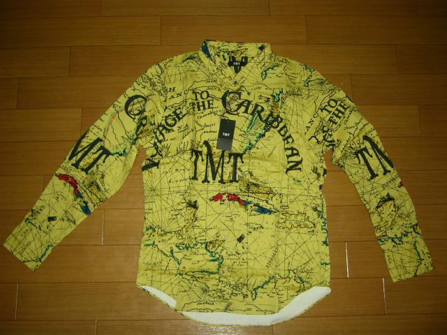 新品TMT総柄シャツM地図柄定価24000円 < ブランド  新品TMT総柄シャツM地図柄定価24000円  < ブランドの