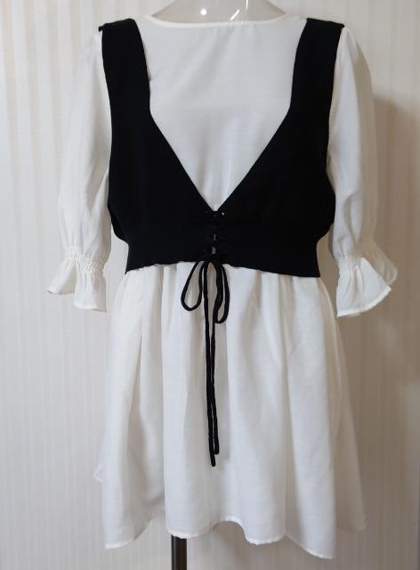 COLZA★ニットビスチェ付き チュニック < ブランド COLZA★ニットビスチェ付き チュニック < ブランドの