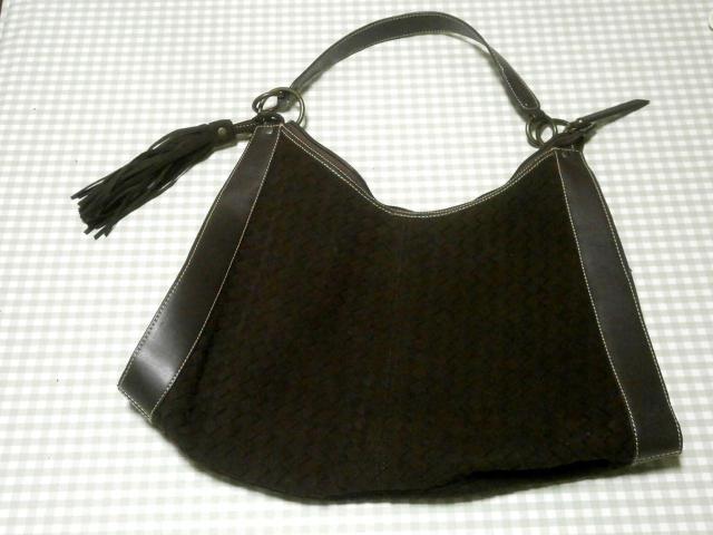 ◆アンタイトル UNTITLED トートバッグ ダークブラウン 中古品 < 女性ファッション  ◆アンタイトル UNTITLED トートバッグ ダークブラウン 中古品 < 女性ファッションの