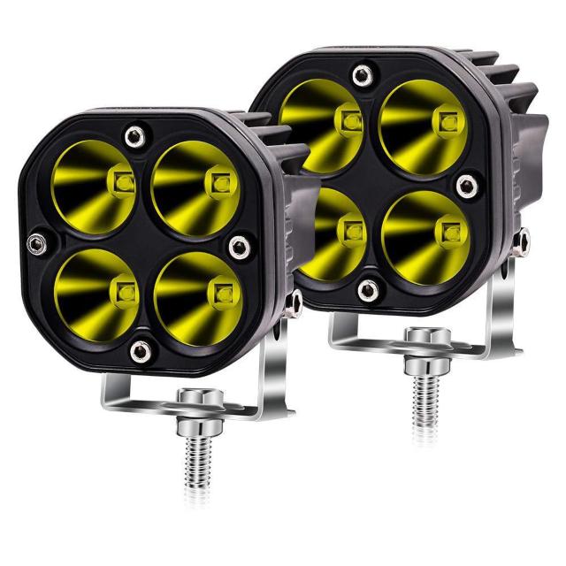 LED作業灯 ワークライト イエロー 40W 2個入り < 自動車/バイク LED作業灯 ワークライト イエロー 40W 2個入り < 自動車/バイク